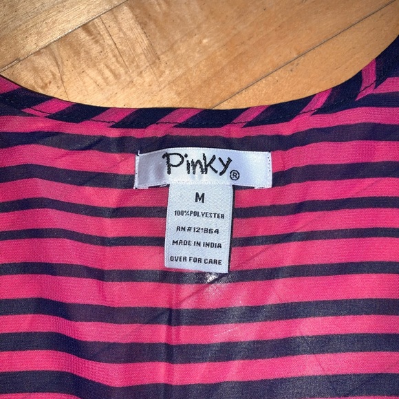 [M]👚PINKY striped tank top - Picture 3 of 6